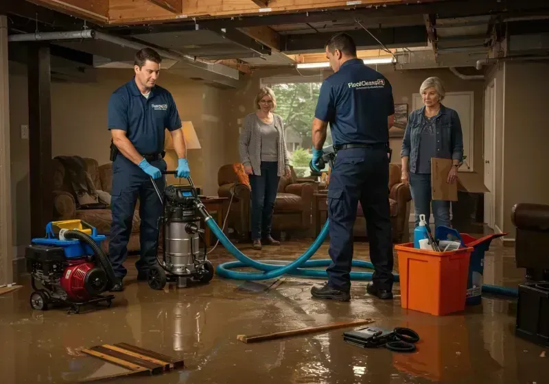 Basement Water Extraction and Removal Techniques process in Cedarville, OH